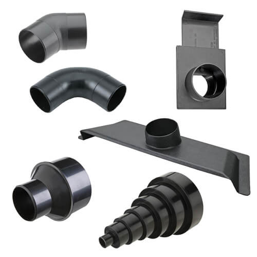 Dust Pipe Fittings — Typhoon Dust Collection Systems